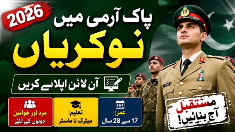 Joinpakarmy.gov.pk Jobs Online Apply For Unemployed Students Full Details 2026