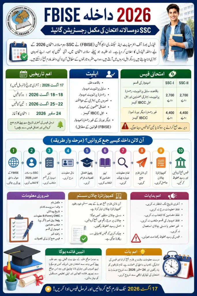 FBISE Admission 2026 Complete Registration Guide Step By Step